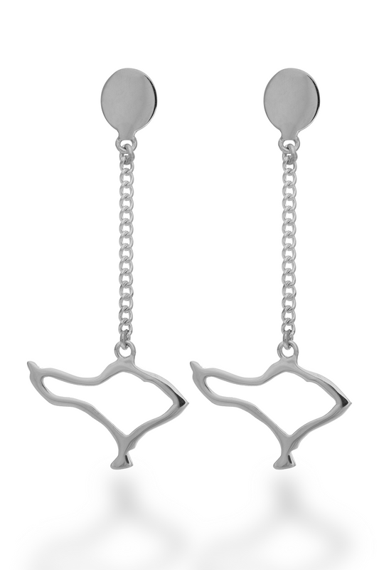 Earrings - Bali Map
