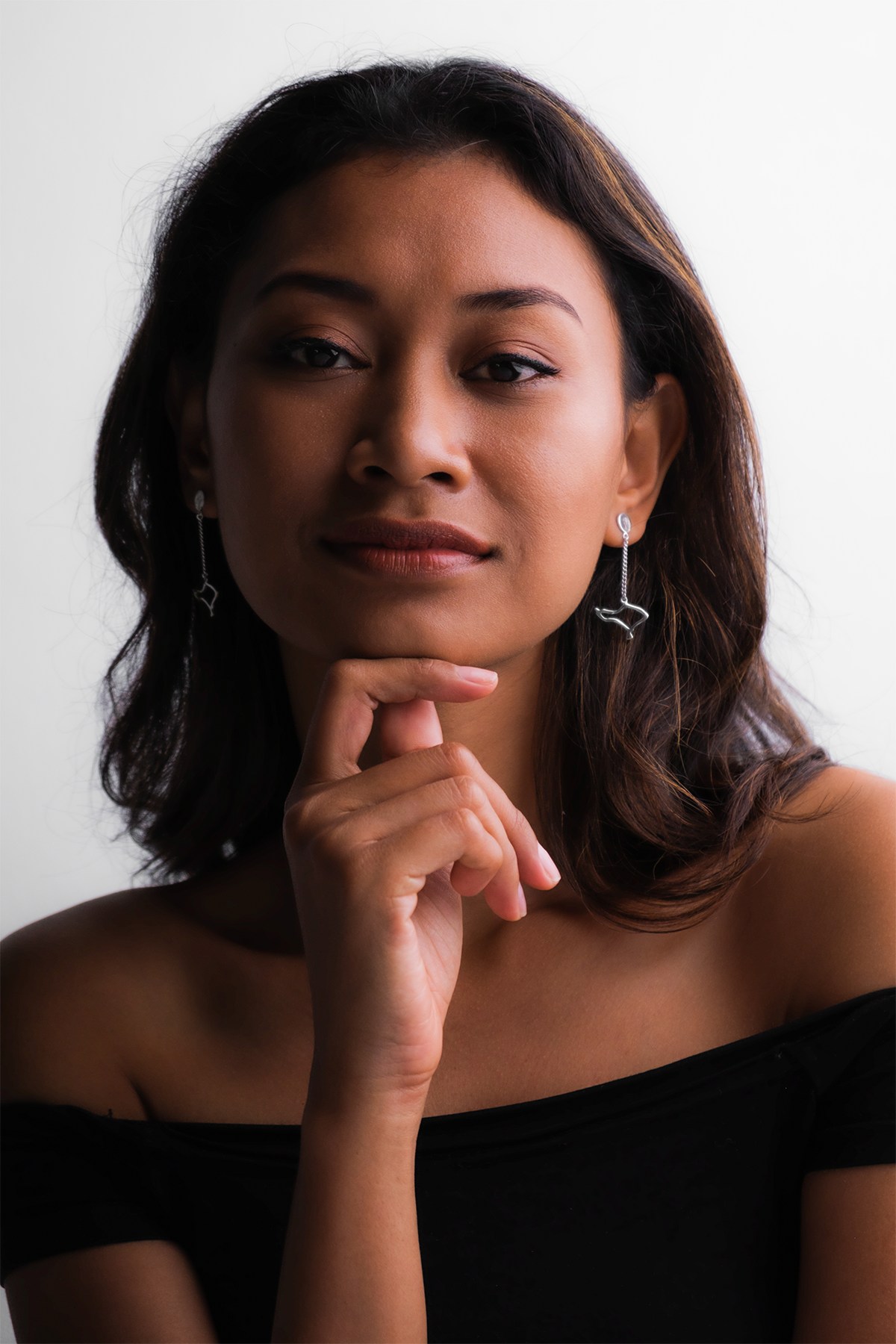 Earrings - Bali Map