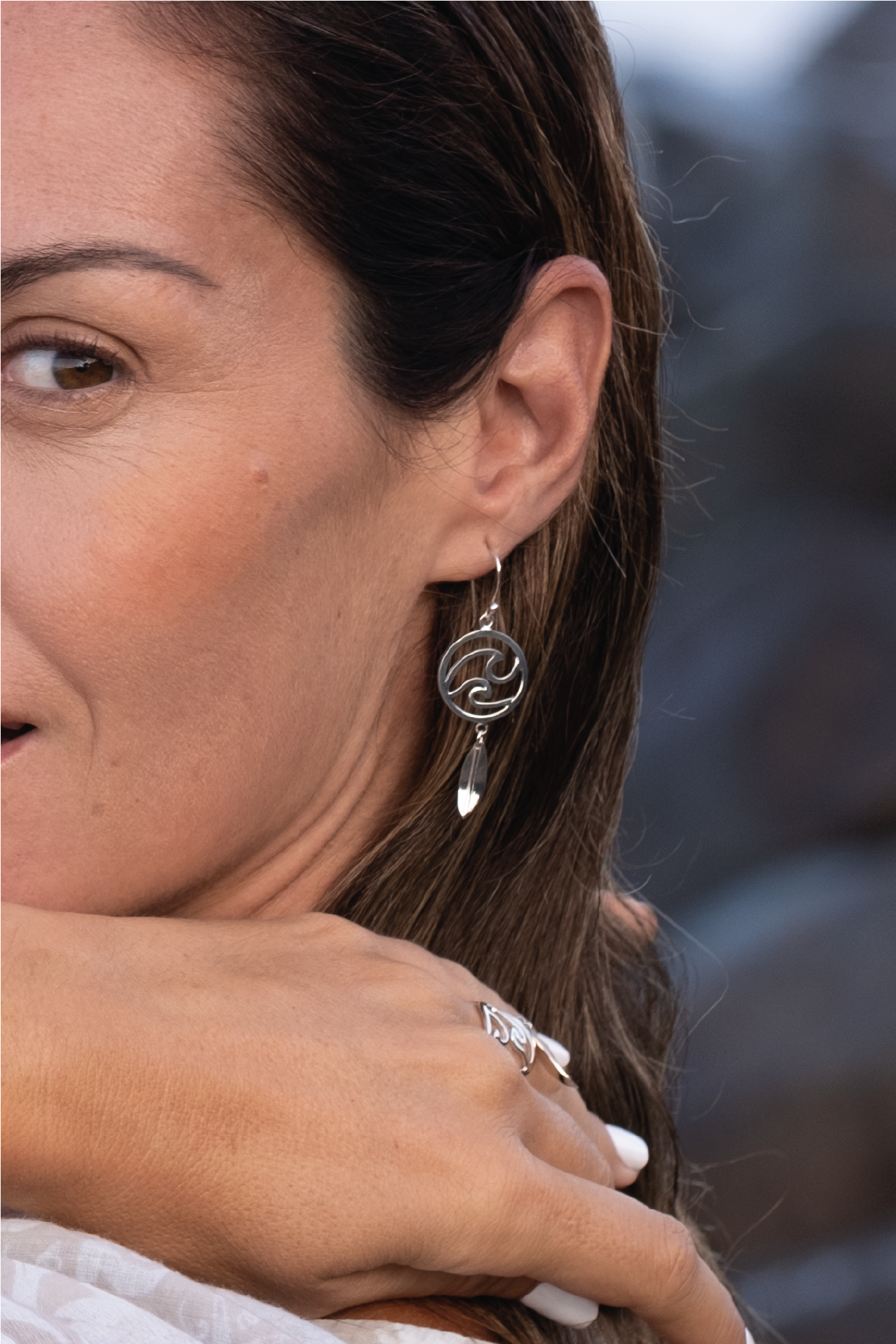 Earrings - Surf & Waves