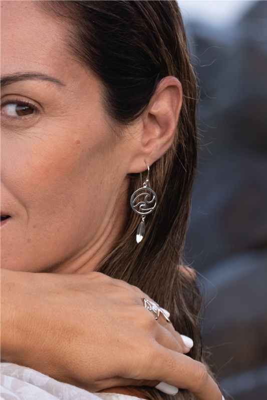 Earrings - Surf & Waves